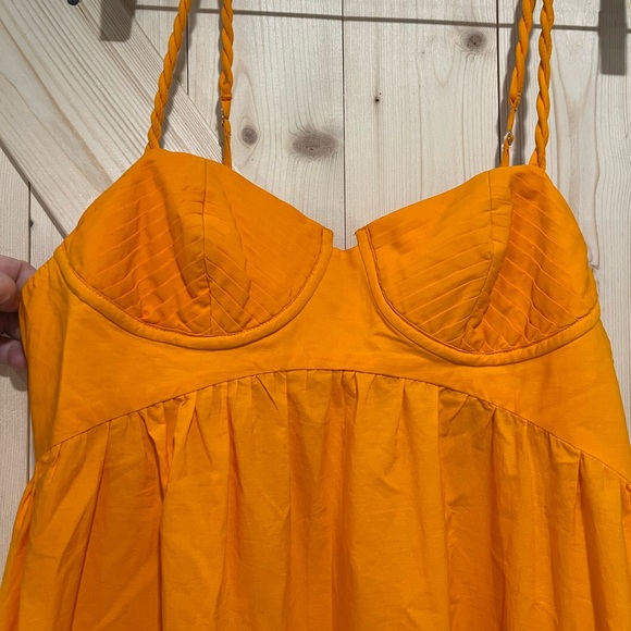 NWT Farm Rio Sleeveless Maxi Dress in Orange, Size L. - Picture 6 of 14